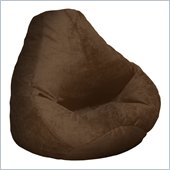 Elite Products Extra Large Soft Suede Beanbag in Chocolate
