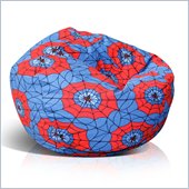 Elite Juvenile Print Large Junior Bean Bag in Spider Web