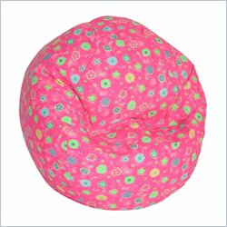 Elite Juvenile Print Junior Bean Bag in Pink Flower