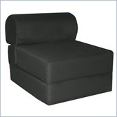 Elite Black Children's Foam Sleeper Chair