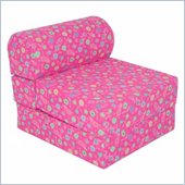 Elite Pink Flowers Children's Foam Sleeper Chair