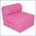 Elite Pink Flowers Children's Foam Sleeper Chair