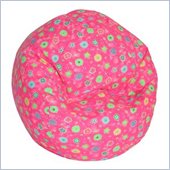Elite Child Prints Collection Pink Flowers Bean Bag Lounger
