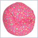 Elite Child Prints Collection Pink Flowers Bean Bag Lounger