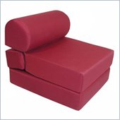Elite Burgundy Adult Foam Sleeper Chair
