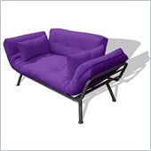 Elite Products Mali Futon in Purple 