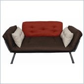 Elite Products Mali Futon in Stone/Dusk/Plank 