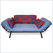 Elite Products Mali Futon with Spiderweb Cushions
