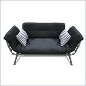 Elite Products Mali Futon in Black and White