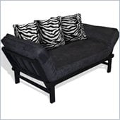 Elite Products Hudson Futon in Zebra