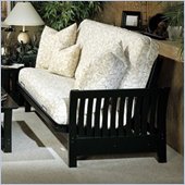 Elite Products Florenzia Full Size Futon Frame in Black