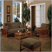 Elite Products Crestridge Futon and Futon Chair Set