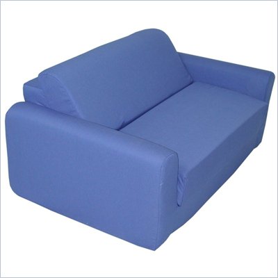 Elite Royal Blue Children's Foam Sleeper Sofa