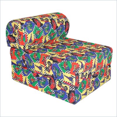 Elite Racecars Children's Foam Sleeper Chair