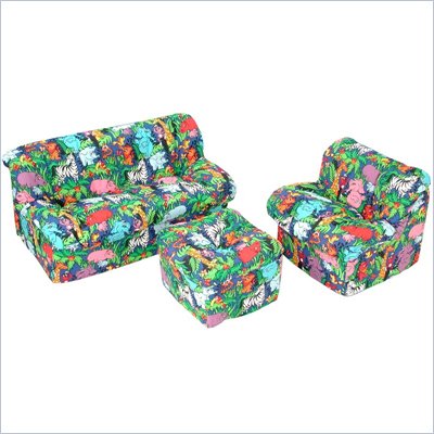 Elite Jungle Children's 3-Piece Foam Sofa Set