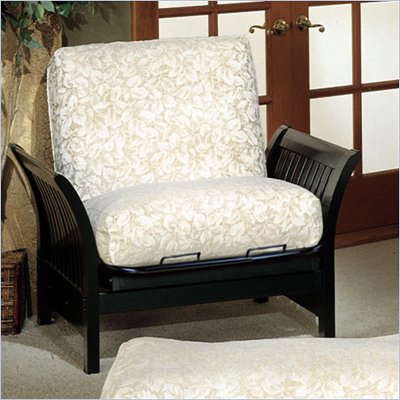 Elite Products Florenzia Junior Twin Wood Futon Chair Frame