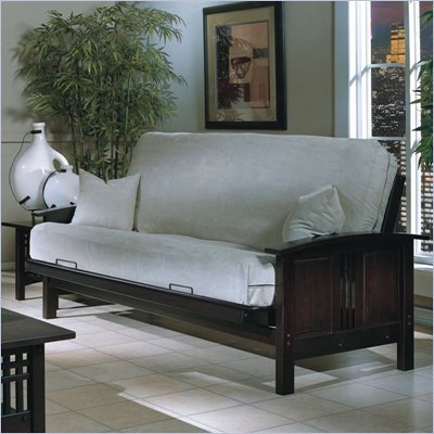 Elite Products Hermosa Futon Frame and Mattress Set
