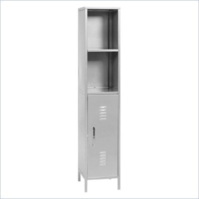 Elite Products Locker Storage Tower Left, Multicolor