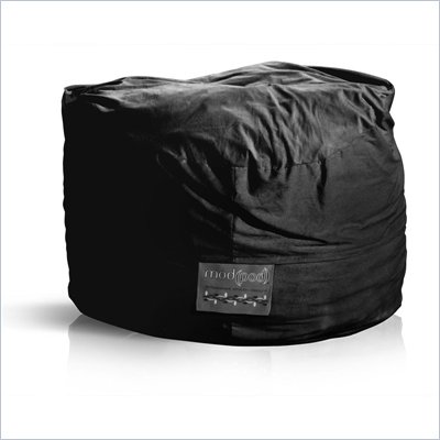 Elite Products 5 Foot Mod Pod FX Bean Bag Chair in Deluxe Cord Black