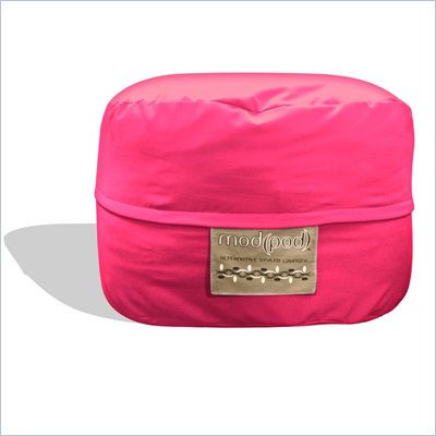 Elite Products Single Mod Pod FX 4-FT Bean Bag Chair in Hot Pink