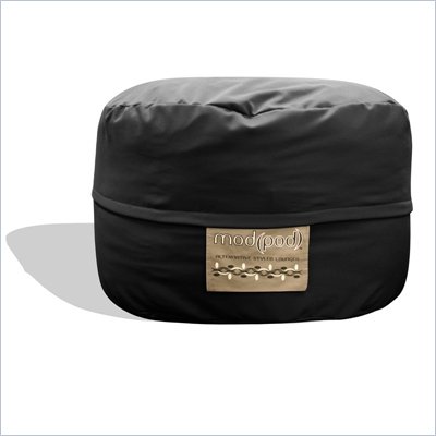 Elite Products Single Mod Pod FX 4-FT Bean Bag Chair in Black
