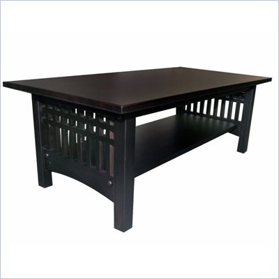Elite Rhodes Coffee Table in Espresso
