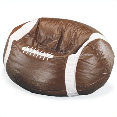Elite Sport Vinyl Football Bean Bag Chair