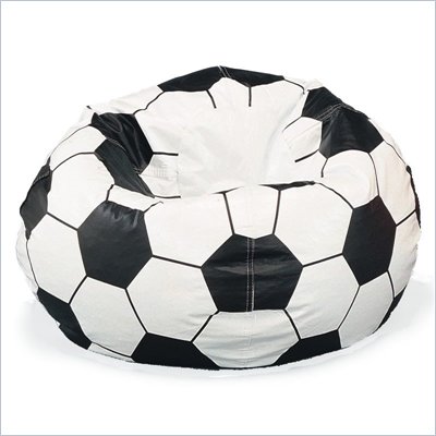 Elite Child Vinyl Soccer Ball Bean Bag Chair