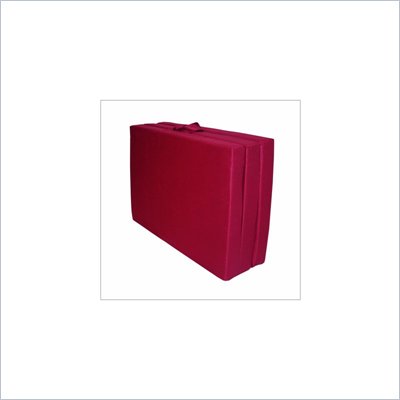 Elite Burgundy Twin Tri-Fold Floor Mat