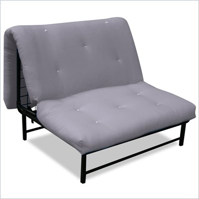 Elite Products X Factor Black Metal Twin Size Futon 