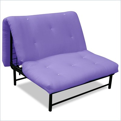Elite Products X Factor Black Metal Twin Size Futon 