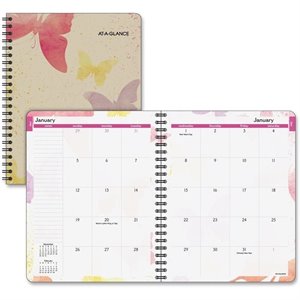 Day Runner 791800G Watercolors Planner