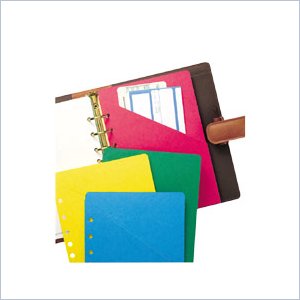 Day-Timer Slash File Pocket Pages