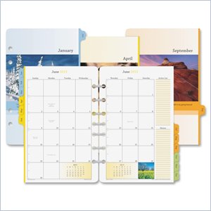 Day-Timer Serenity 2PPM Monthly Organizer Refill