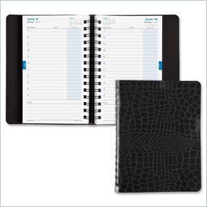 Day-Timer Croc Embossed Wirebound Planner