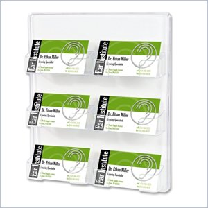 Deflect-o Wall Mount Business Card Holder