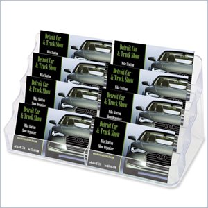 Deflect-o Desktop Business Card Holder
