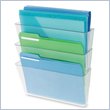 ADD TO YOUR SET: Deflect-o Three Pack Stackable Letter Wall Pocket
