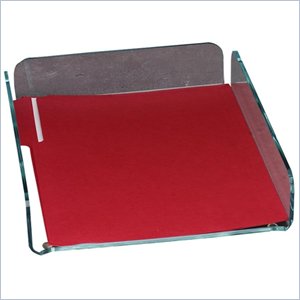 Deflect-o Glasstique 41090 Letter Size Desk Tray