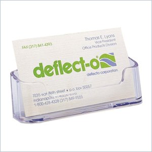 Deflect-o Desktop Business Card Holder