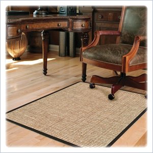 Deflect-o DuraMat Chunky Wool Jute Chair Mat
