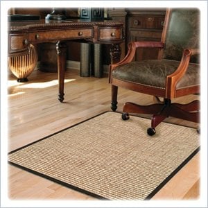 Deflect-o DuraMat Chunky Wool Jute Chair Mat