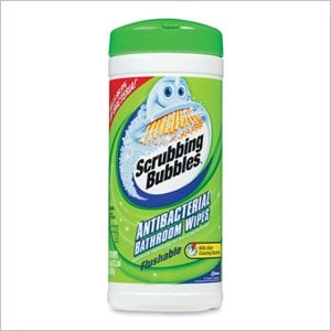 Scrubbing Bubbles Flushable Wipe
