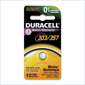Duracell D303/357PK Silver Oxide Button Cell General Purpose Battery