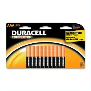 Duracell CopperTop MN2400B20 General Purpose Battery