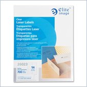 Elite Image Clear Address Laser Label