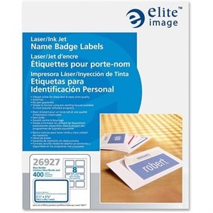 Elite Image Laser/Inkjet Name Badge Label