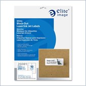 Elite Image Block-out Shipping Laser/Inkjet Label