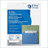 Elite Image Block-out Filing Laser/Inkjet Label