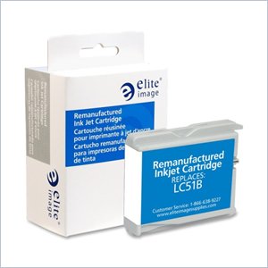 Elite Image Remanufactured Brother LC51BK Inkjet Cartridge